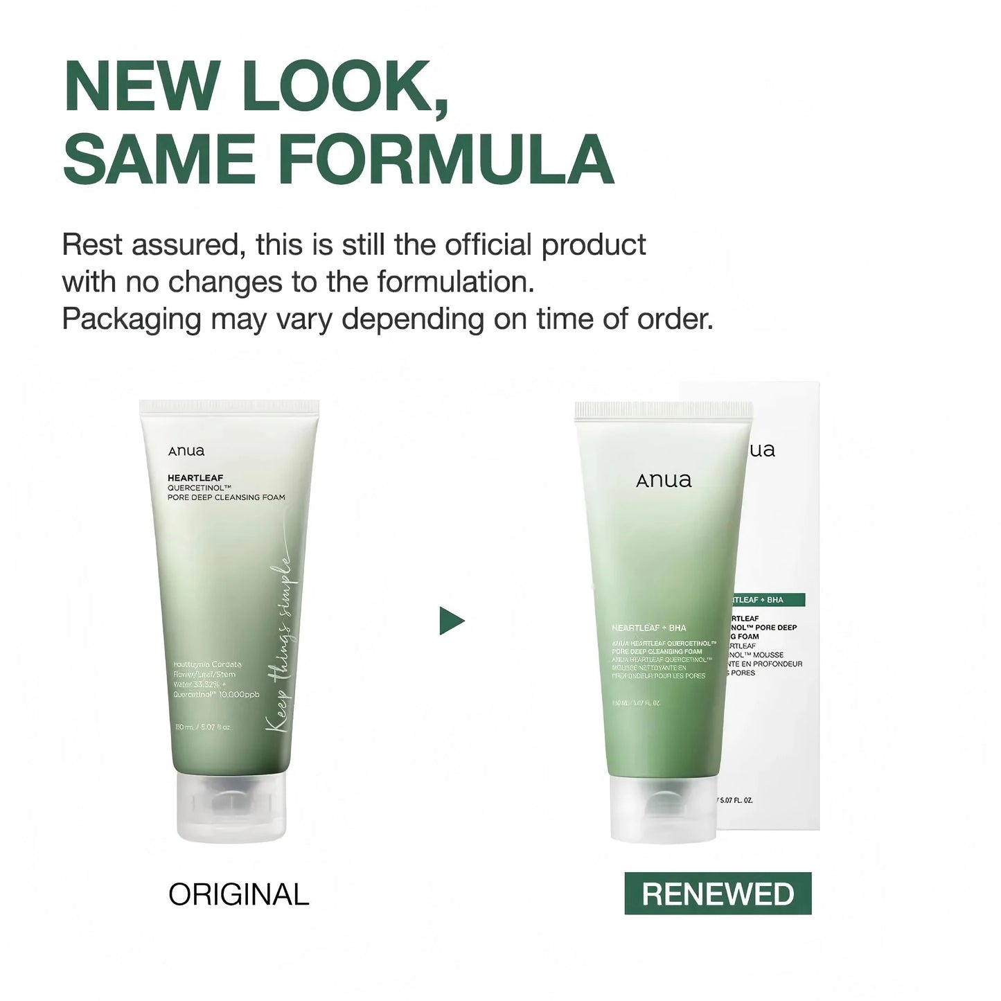 Anua Heartleaf Quercetinol™ Pore Deep Cleansing Foam